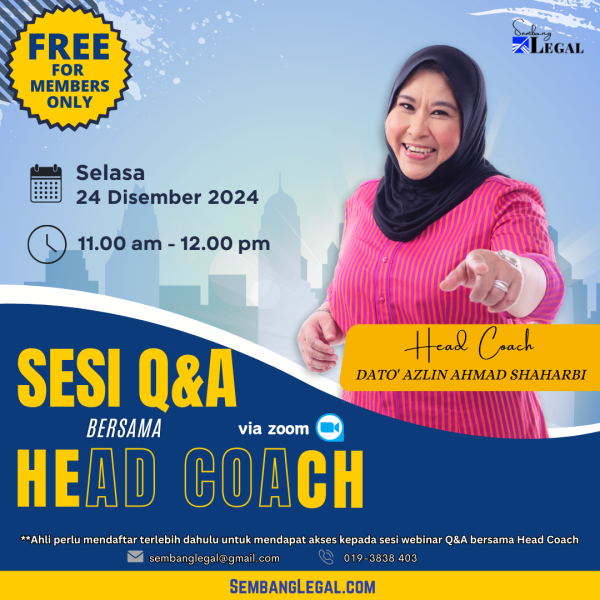 SESI Q&A BERSAMA HEAD COACH, DATO’ AZLIN AHMAD SHAHARBI